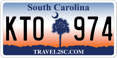 SC license plate KTO974