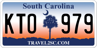 SC license plate KTO979