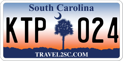 SC license plate KTP024
