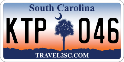 SC license plate KTP046