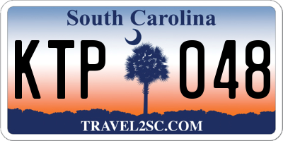 SC license plate KTP048