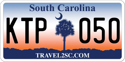SC license plate KTP050