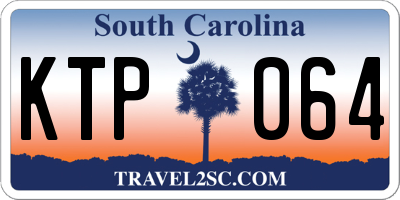 SC license plate KTP064