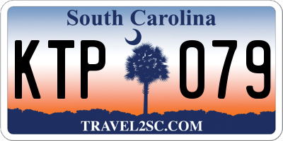 SC license plate KTP079
