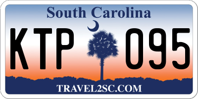 SC license plate KTP095