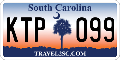 SC license plate KTP099