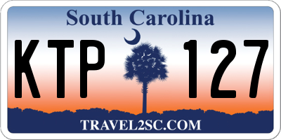 SC license plate KTP127