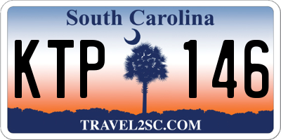 SC license plate KTP146
