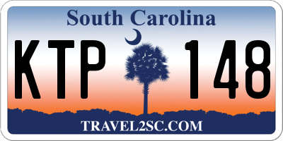 SC license plate KTP148