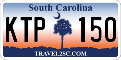 SC license plate KTP150