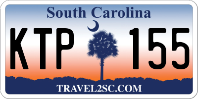 SC license plate KTP155