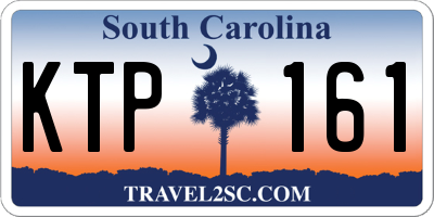 SC license plate KTP161