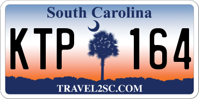 SC license plate KTP164