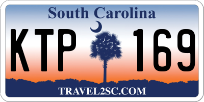 SC license plate KTP169