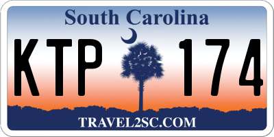 SC license plate KTP174