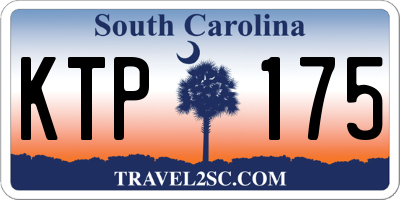 SC license plate KTP175