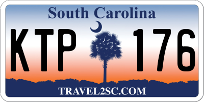 SC license plate KTP176