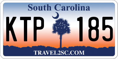 SC license plate KTP185