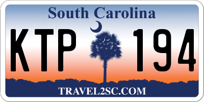 SC license plate KTP194