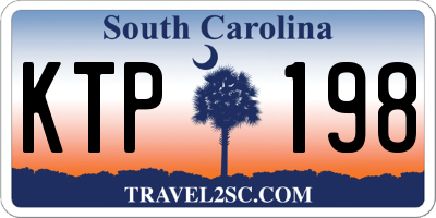 SC license plate KTP198