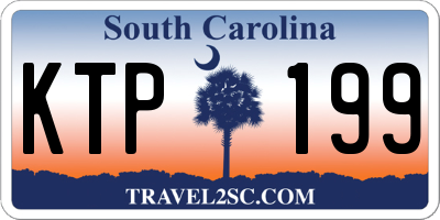 SC license plate KTP199