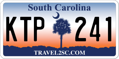 SC license plate KTP241