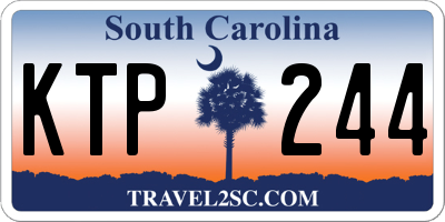 SC license plate KTP244