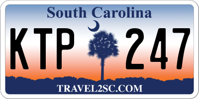 SC license plate KTP247