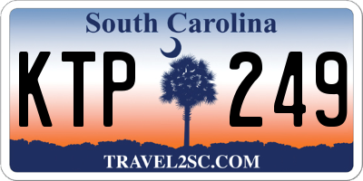 SC license plate KTP249