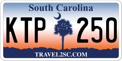 SC license plate KTP250