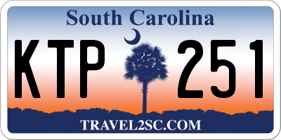 SC license plate KTP251