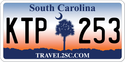 SC license plate KTP253