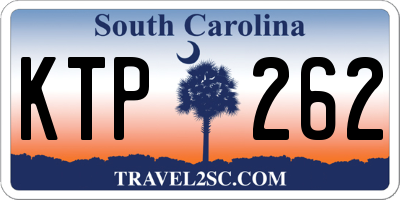 SC license plate KTP262
