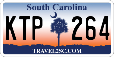 SC license plate KTP264