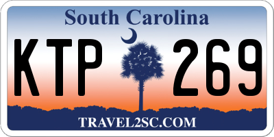 SC license plate KTP269