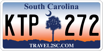 SC license plate KTP272