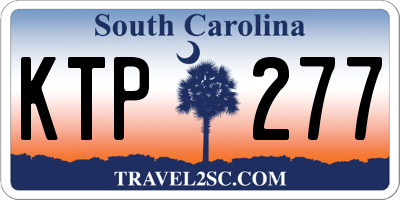 SC license plate KTP277