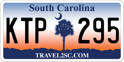 SC license plate KTP295