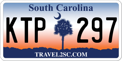 SC license plate KTP297