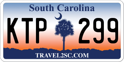 SC license plate KTP299