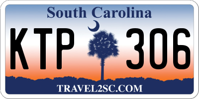 SC license plate KTP306