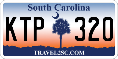 SC license plate KTP320