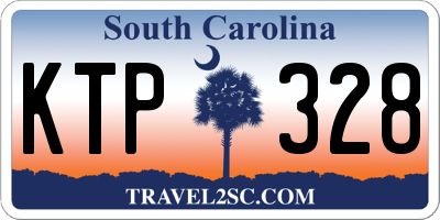 SC license plate KTP328