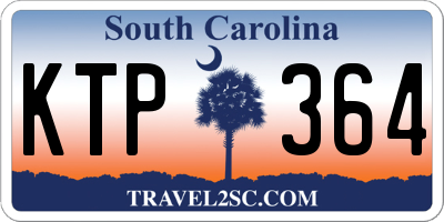 SC license plate KTP364