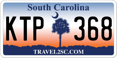 SC license plate KTP368