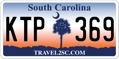 SC license plate KTP369