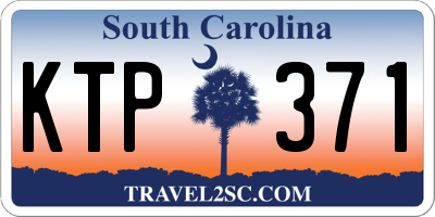 SC license plate KTP371