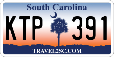 SC license plate KTP391