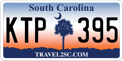 SC license plate KTP395