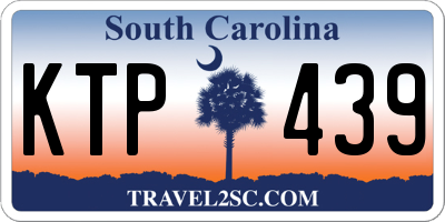 SC license plate KTP439